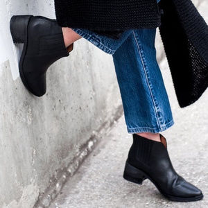 Madewell Joni Boot 7.5 Black Chelsea Ankle Booties